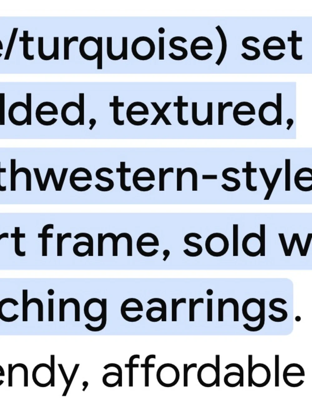 Turquoise Heart Pendant Necklace - Silver Chain - Picture 5 of 6